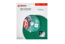 Круг алмазный HAMMER Ф150х22мм универсальный (206-103 DB SG)