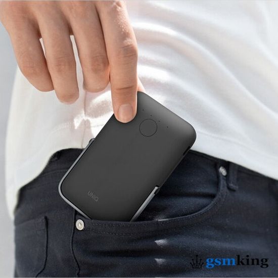 Uniq Hoveo 5000W Magnetic wireless 15W USB-C PD 20W with stand 5000 мАч Gray