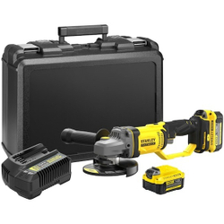 Машина углошлифовальная аккумуляторная STANLEY SFMCG400M2K-QW