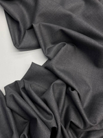 Шерсть костюмно-плательная super 140`s графитовая