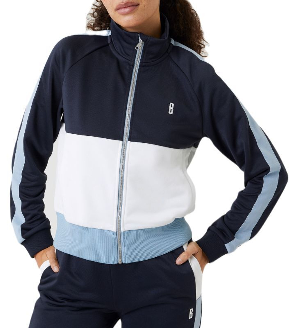 Женская Кофта теннисная Björn Borg Ace Track Jacket - navy