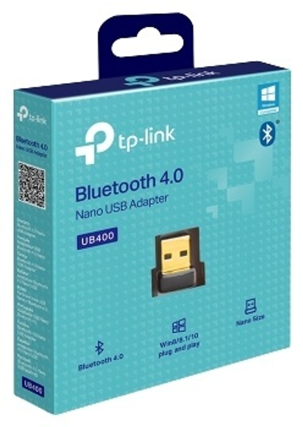 Bluetooth адаптер TP-LINK UB400 черный