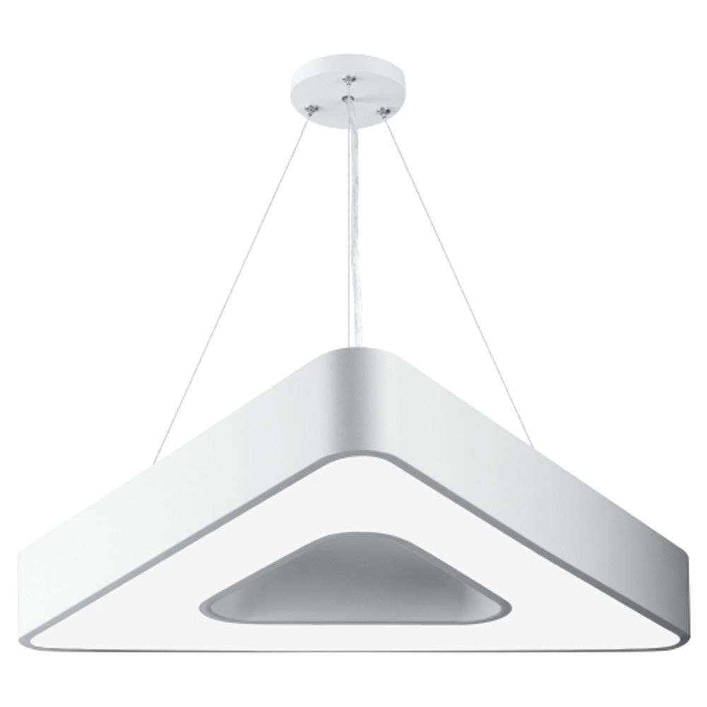 Светильник LED ЭРА Geometria SPO-153-W-40K-030 Delta 30Вт 4000К 2100Лм IP40 600*80 белый подвесной драйвер внутри | Декоративные светильники Geometria