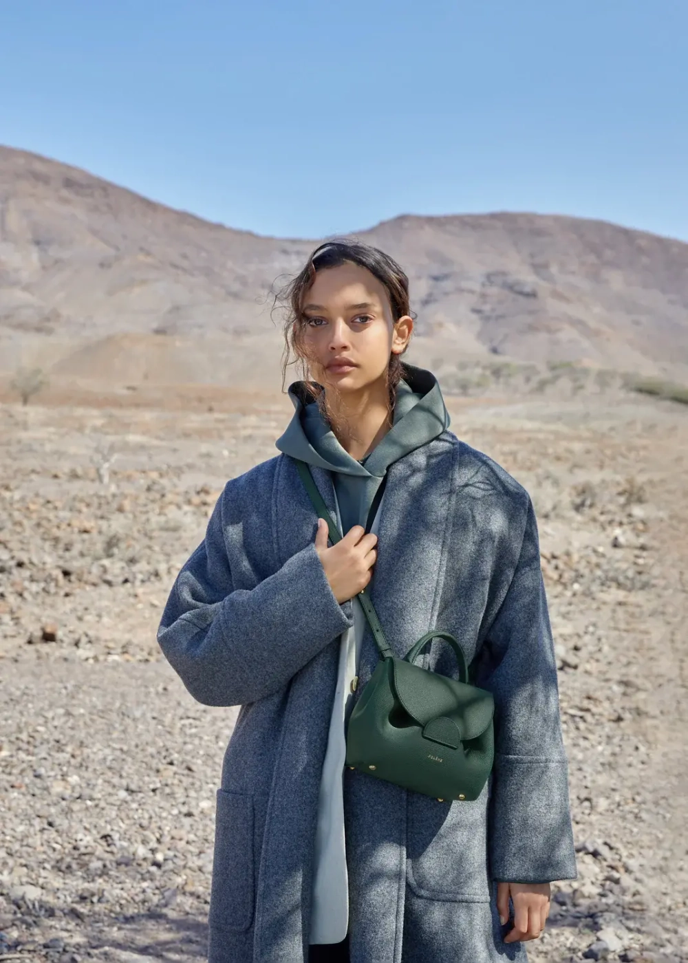 POLENE СУМКА NUMERO UN NANO, ЗЕЛЕНЫЙ