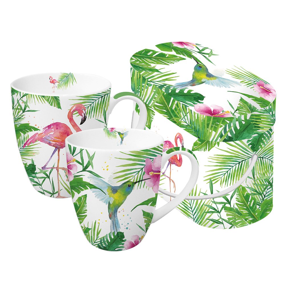 Набор кружек 2шт Paperproducts Design Tropical