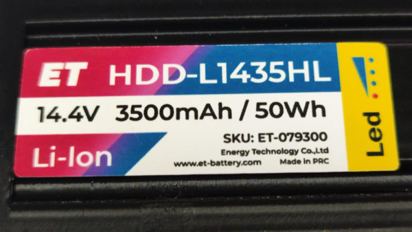 Аккумулятор ET HDD-L1435HL
