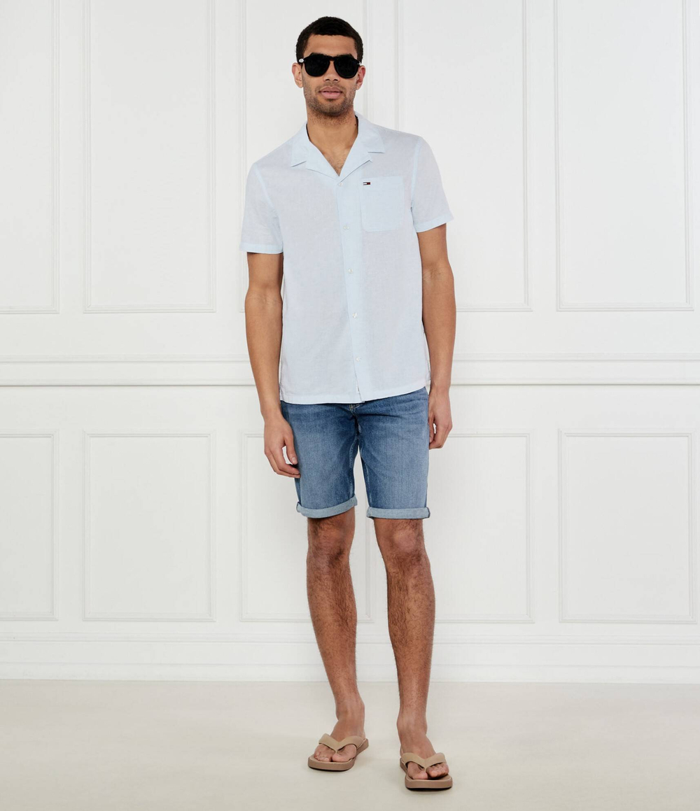 Рубашка Tommy Jeans - голубой(DM0DM20895)