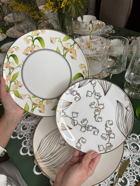 Подстановочная тарелка 30см First Lady Нежность ландыша