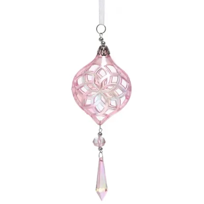 Подвеска «Сказочные узоры» 8*20 см, Розовый
