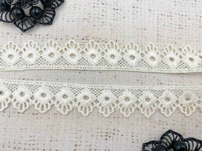 Кружево плетёное, ш. 2 см, айвори
