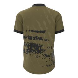 Мужское теннисное поло BIDI BADU Pure Wild Polo Men - Olive, Dark Grey