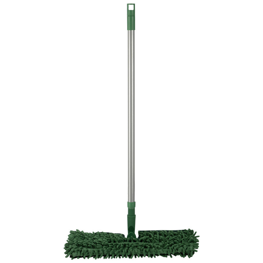 Швабра для пола с насадкой из микрофибры и телесопическим черенком 72-118см MopM8 "Лапша" 2-х сторон