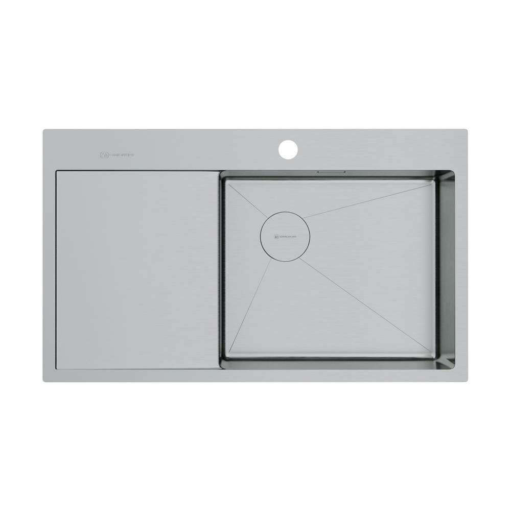Мойка Akisame 86-IN-R Side нерж.сталь/нержавеющая сталь