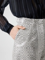 Брюки черно-белые OLA OLA