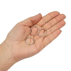 Кольцо для бретели серебро 20 мм