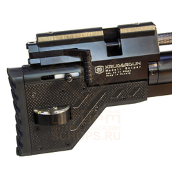 Винтовка пневматическая Krugergun PCP Снайпер буллпап 580 мм, прямоток, cal 6.35, Black