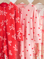 Комбинезон / Cлип для малышей Next F34-044, 3 шт., Красный, Молочный, Розовый