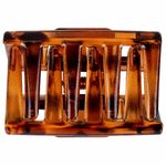 Краб для волос НАБОР 2 шт., 3,8 см, глянцевый, чёрный и черепаховый, MONTE VITA, 457010