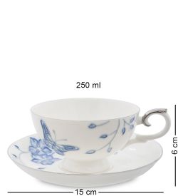 Pavone JS-33 Чайный набор «Голубая бабочка»