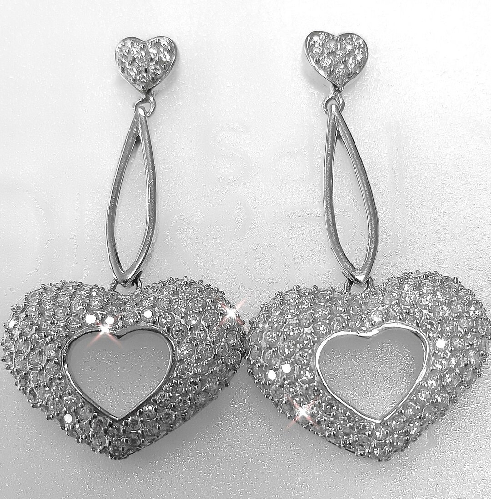 "Эстерелла" - ювелирные серьги из серебра