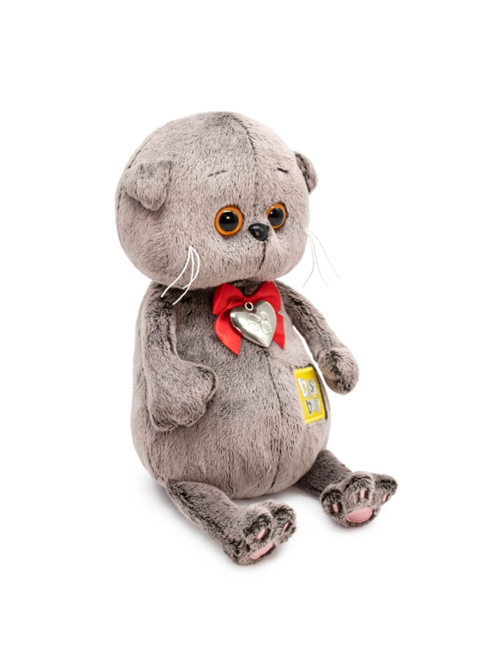 Мягкая игрушка Басик с сердцем-подвеской 20 см BB-134