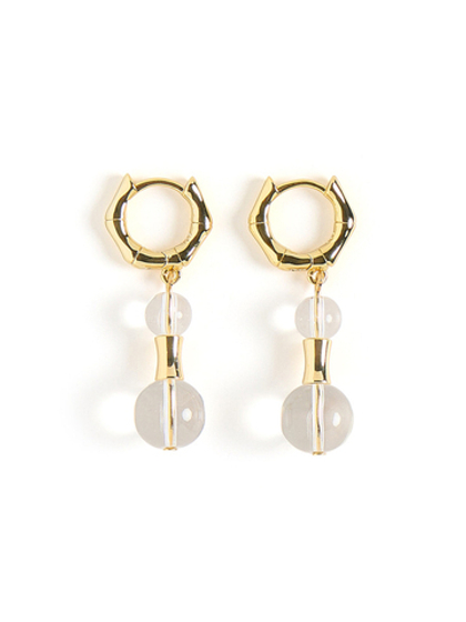 Серьги с горным хрусталем