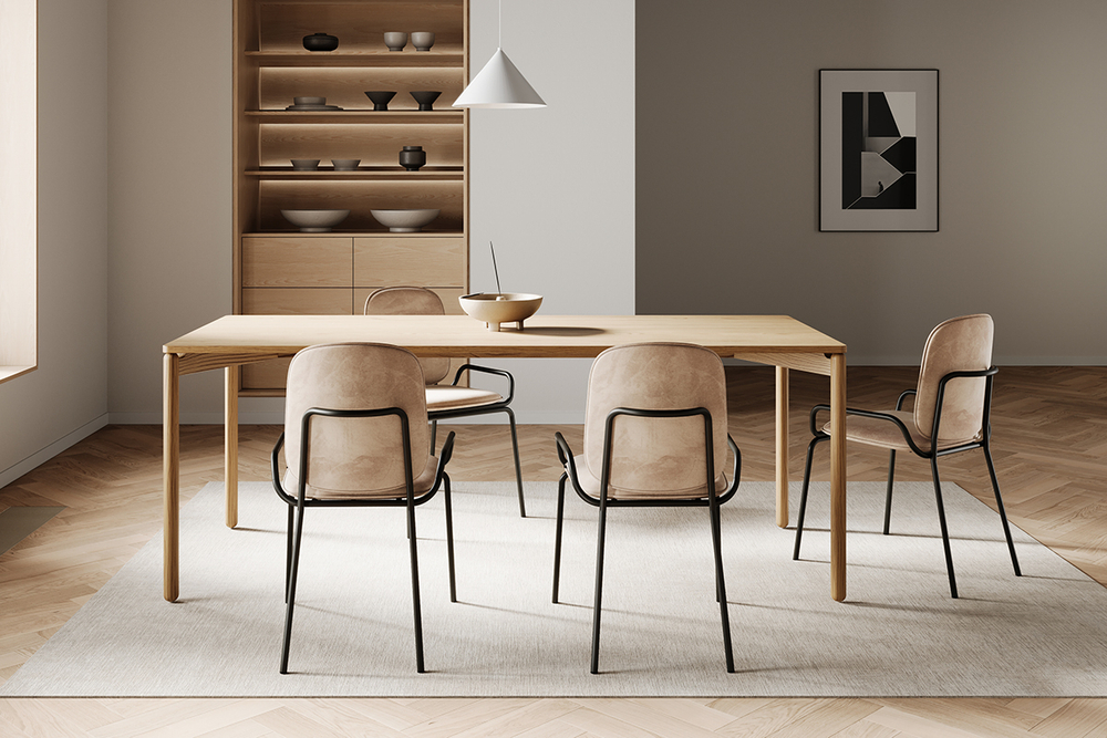 Стол обеденный LATITUDE Saga, 75х120 см, ясень