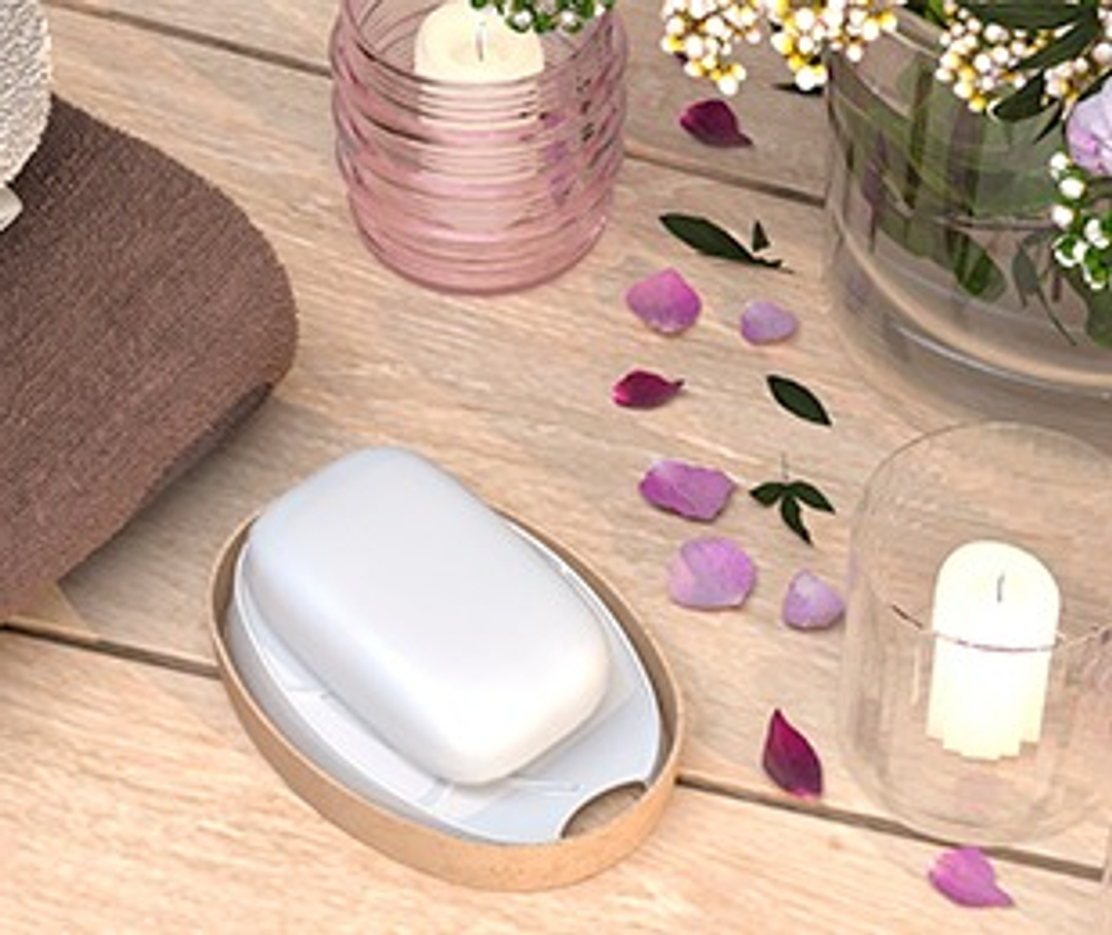 Мыльница Art Deco, nature