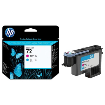 Печатающая головка HP 72 (C9383A) пурпурная и голубая (6K)