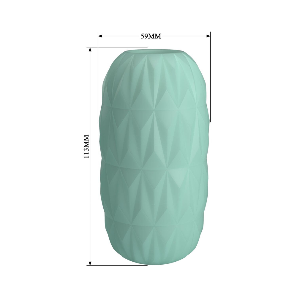 Зеленый мастурбатор Athena (Цвет: зеленый)