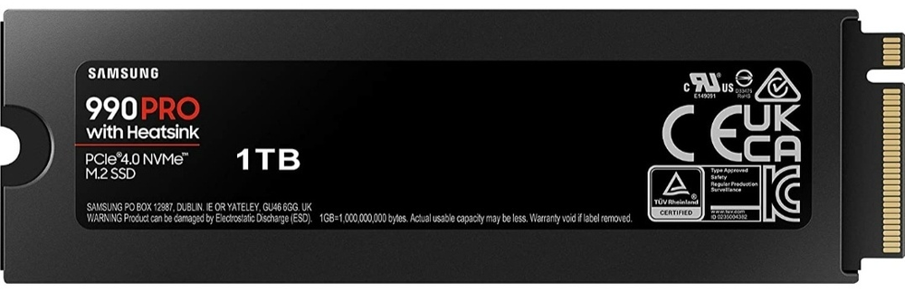 SSD Samsung 990 PRO Heatsink MZ-V9P1T0CW 1000 Гб