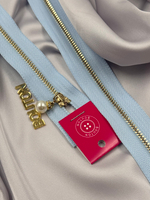 Молния небесно-голубая золото жемчуг