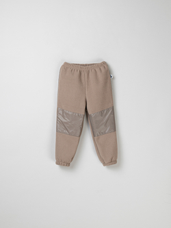 Костюм флисовый со вставками "Кофейный"