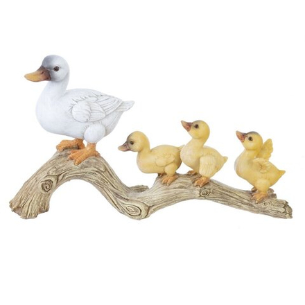 GAEM Фигурка декоративная "Утка с утятами", L24 W7 H13,5 см