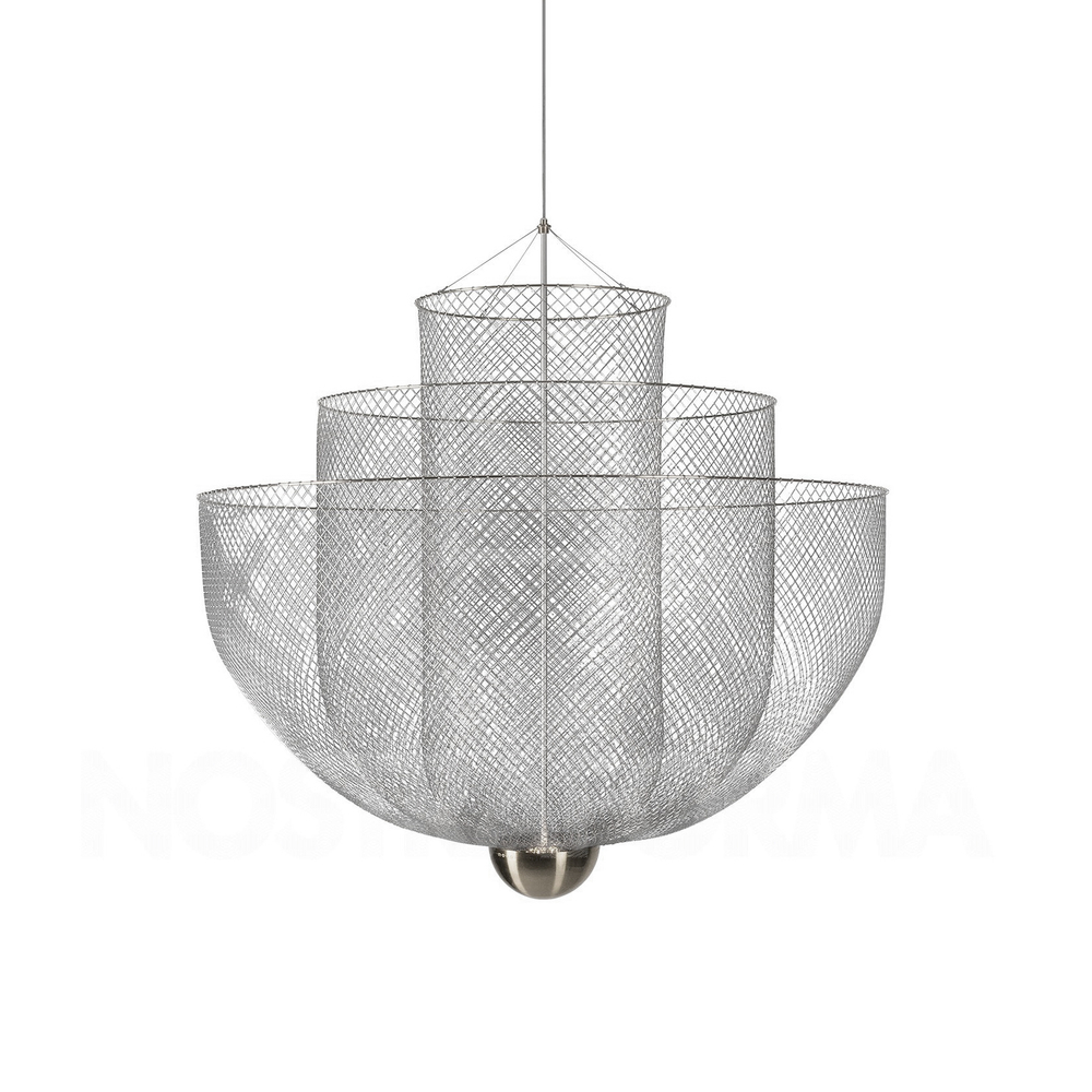 Pendant design lamp  Meshmatics by Moooi D80 (Silver)