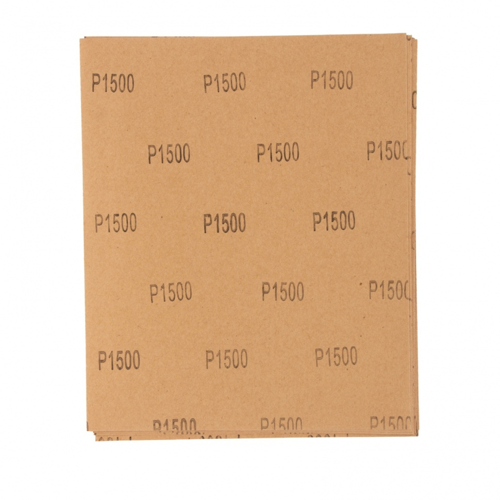 Шлифлист на бумажной основе, P 1500, 230 х 280 мм, 10 шт, водостойкий Matrix