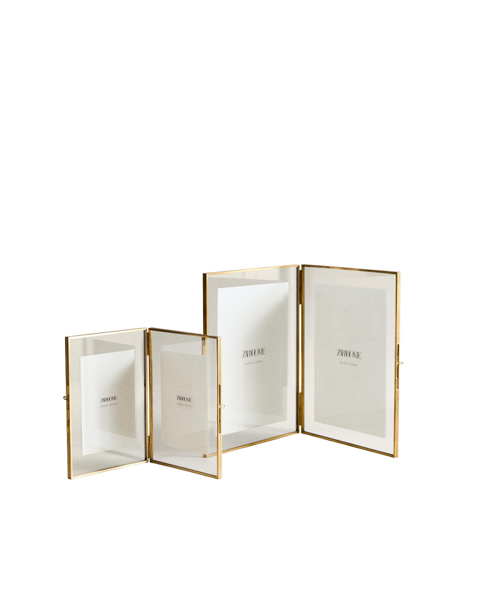 Zara Home Фоторамка из стекла, цвет прозрачный, 25 см