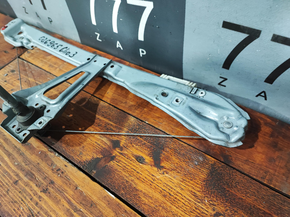 Стеклоподъемник задний правый мех. Renault Clio 3 05-14 Б/У Оригинал 8200291155