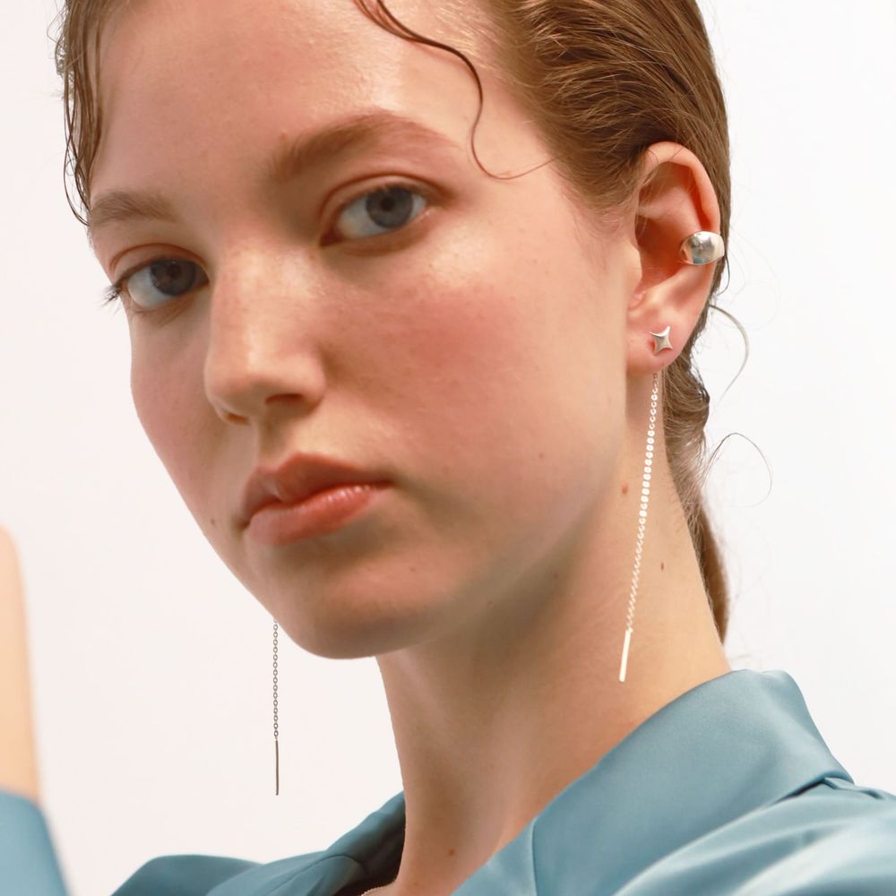 Серьги-протяжки Stella 75