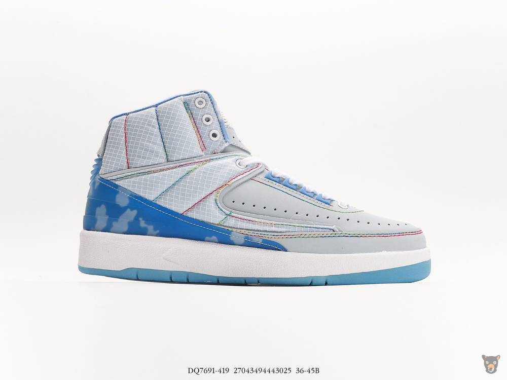 Кроссовки J Balvin x Nike Air Jordan 2 Retro High SP Celestine Blue