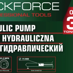 Насос гидравлический усиленный 30т (объем масла - 0.7л, давление - 630 bar ) RockForce##Rock FORCE RF-0100-2A-4