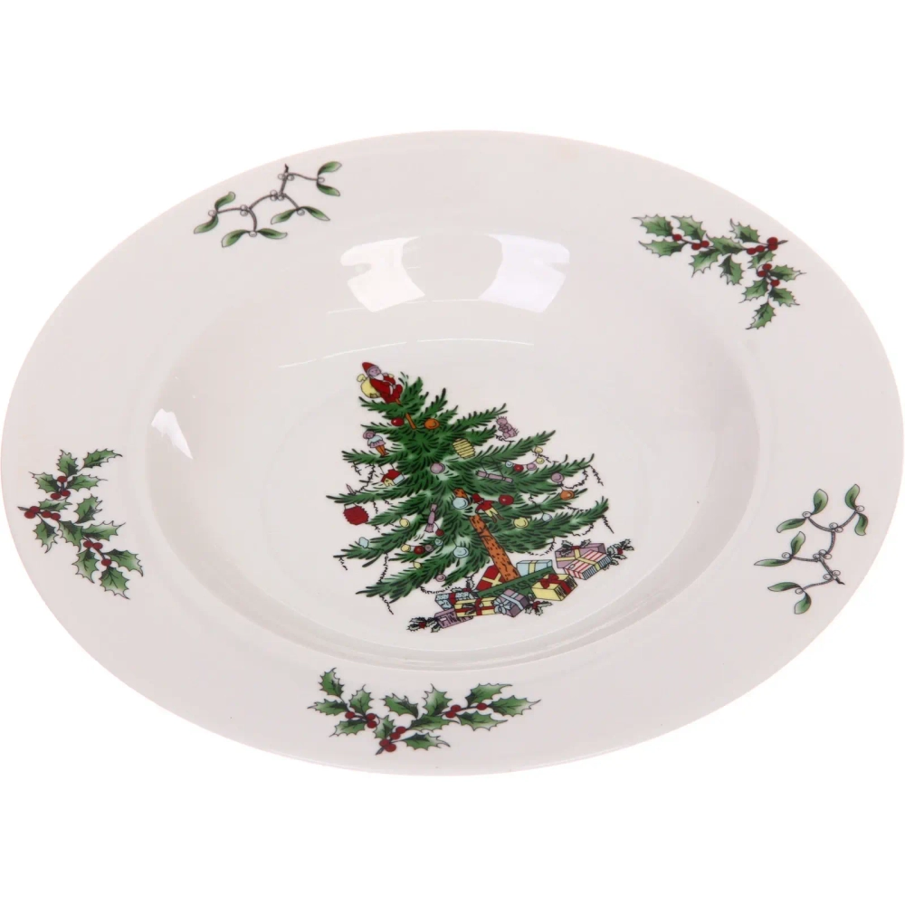 Тарелка керамическая «Ёлочка» для спагетти 21,7*3,4см