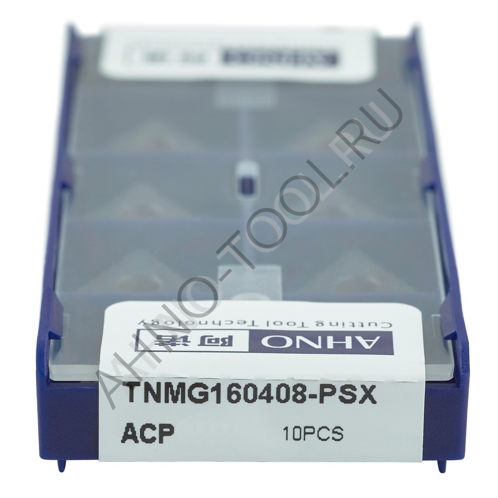 Пластина твердосплавная ISO TNMG160408-PSX ACP10E AHNO по стали, чистовая