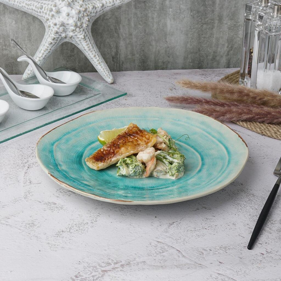 Тарелка d 26,5 см h3 см Sea Blue Frutti di Mare P.L. [1]