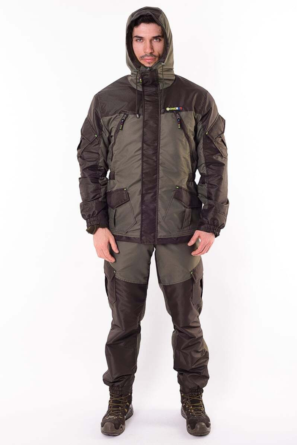 Костюм "ГОРНЫЙ" -5 (Таслан, Флис, Темный Хаки)