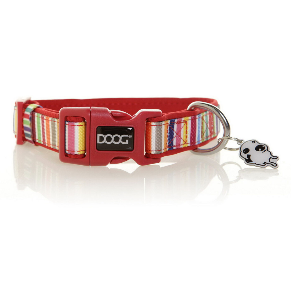 Doog ошейник для собак "scooby", красный, s, 23-34см