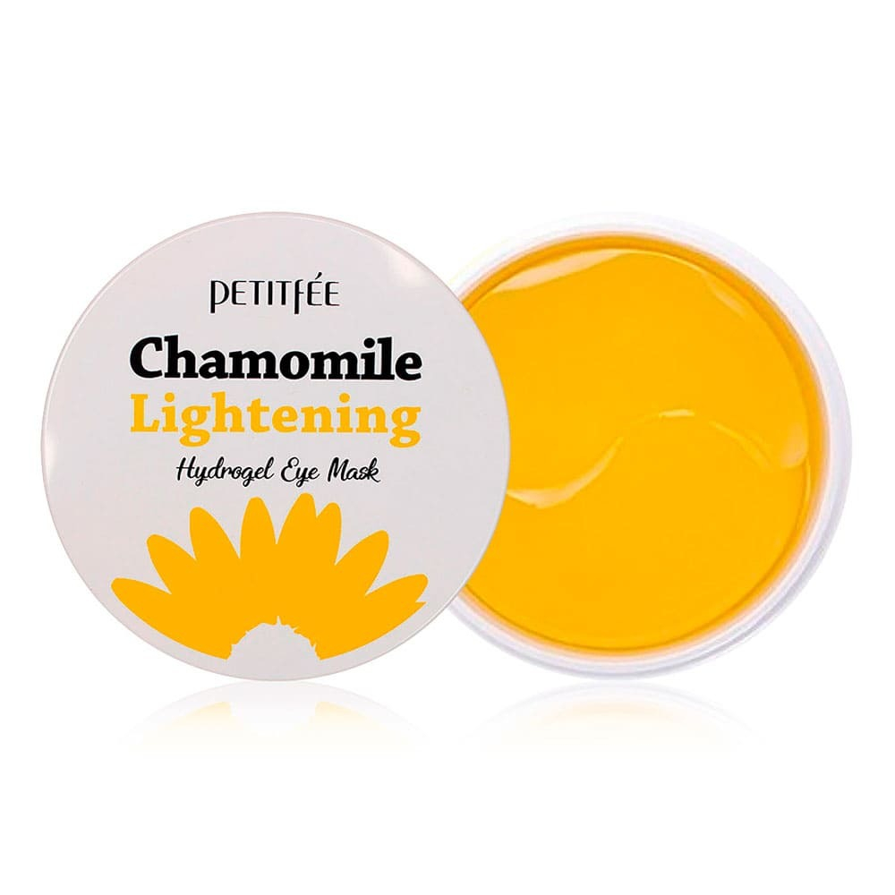 Патчи против темных кругов с экстрактом ромашки Petitfee Chamomile Lightening Hydrogel Eye Mask