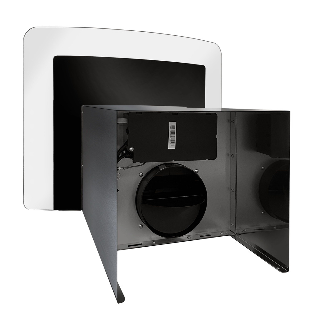 Вытяжка Ginzzu HKH-132, нержавеющая сталь, сенсорное управление, 540 куб. м/ч, 60х60х45.5 см