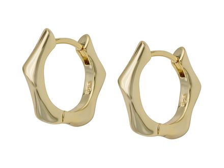 Швензы-Кольца "Грани" 17,5мм, цвет золото