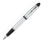Перьевая ручка Aurora Ipsilon Metal Gray, перо - F, в подарочной коробке